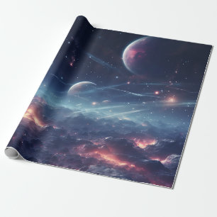 Space Galaxy Symphony Wrapping Paper