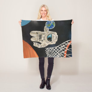Space Games Fleece Blanket