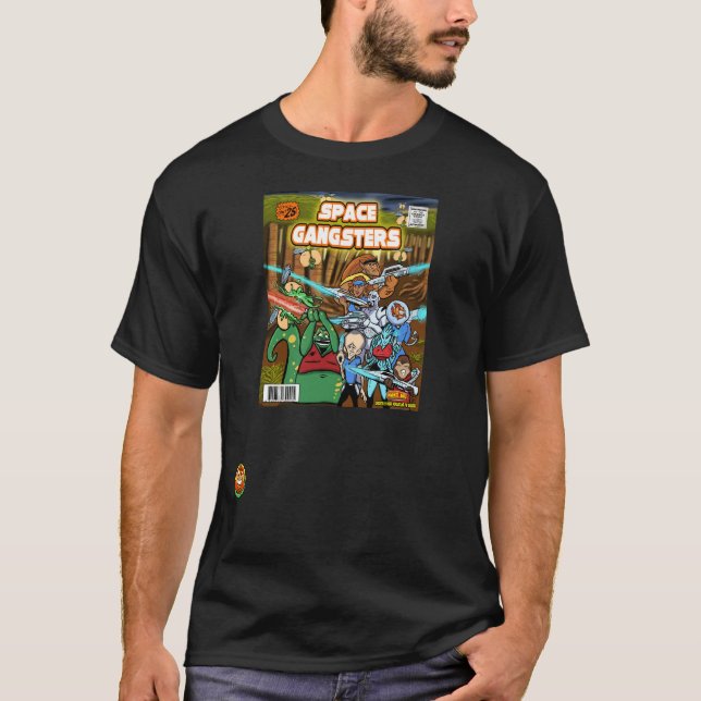Space Gangsters vintage Comic Cover T-Shirt (Front)