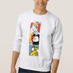 Space Ghost Cast Test Print Graphic Sweatshirt