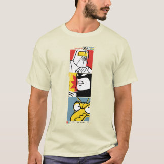 Space Ghost Cast Test Print Graphic T-Shirt