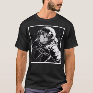 Space Girl Anime 2 T-Shirt