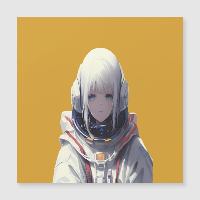 Space Girl Art Print – Cosmic Adventure (Front)