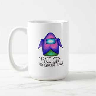 Space Girl Game: Space Ship Mug