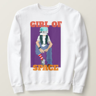 space girl t-shirt sweatshirt