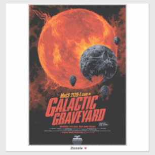 Space Graveyard Skull Halloween Galaxy of Horrors