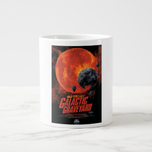 Space Graveyard Skull Halloween Galaxy of Horrors Large Coffee Mug