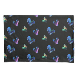 Space Hearts Pillowcase