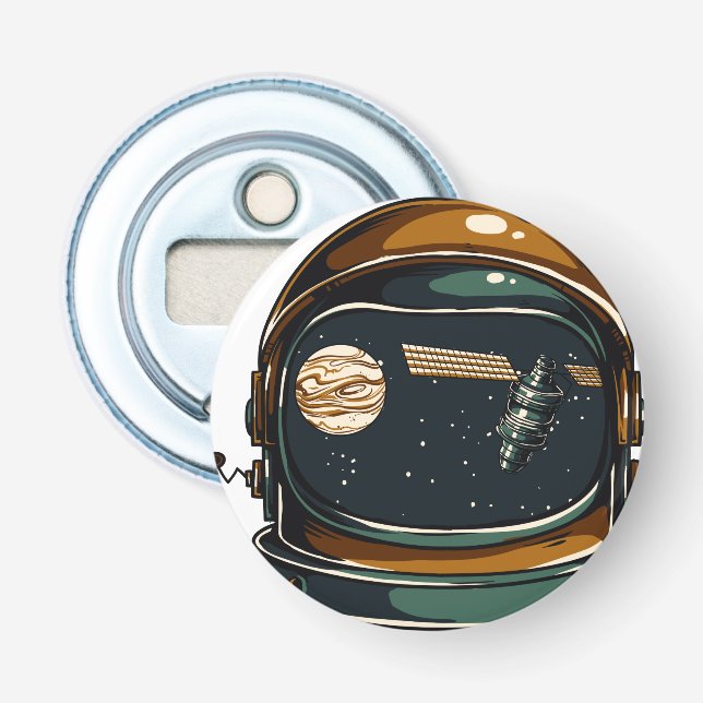 space helmet bottle opener (Front)