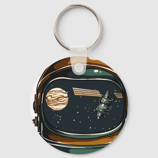 space helmet key ring (Front)
