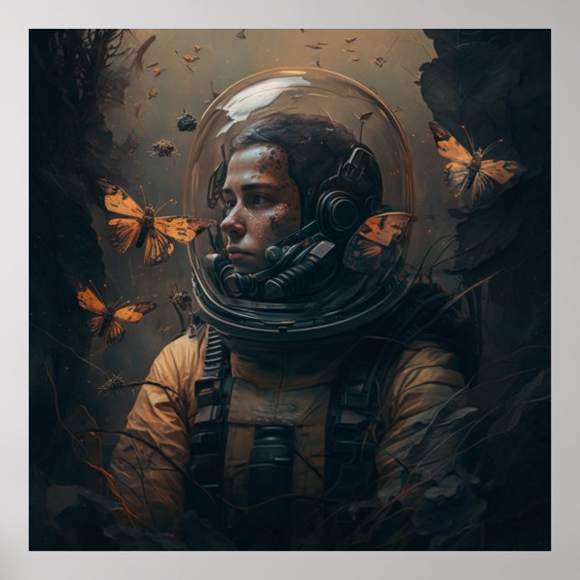 Space Helmet Poster (Front)