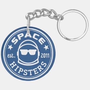 Space Hipsters 2" Keychain