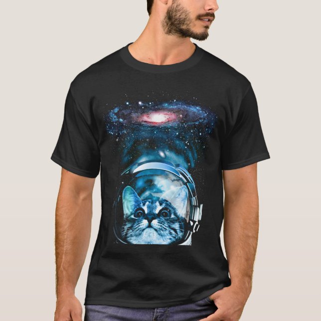 Space house cat v2 T-Shirt (Front)