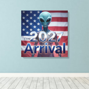 Space Invader Literally  Canvas Print