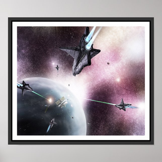 Space Invasion Poster (Front)