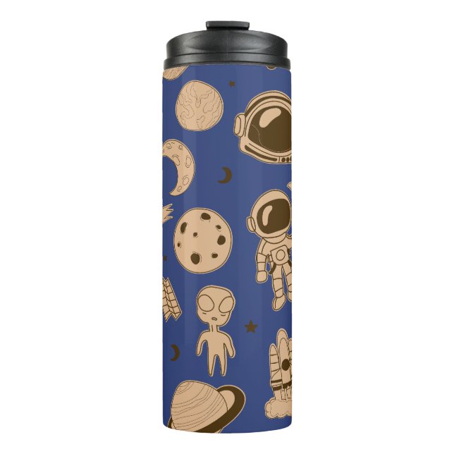 Space Invasion  Thermal Tumbler (Front)