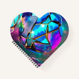 Space Iridescent Globe Notebook