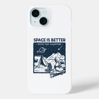Space is Better with the Campfire iPhone 15 Case
