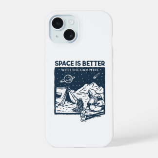 Space is Better with the Campfire iPhone 15 Case