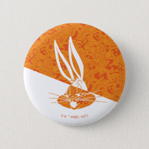 SPACE JAM: A NEW LEGACY™   BUGS BUNNY™ Mod Pattern 6 Cm Round Badge