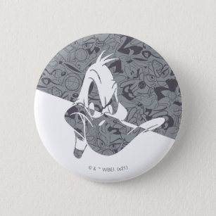 SPACE JAM: A NEW LEGACY™   DAFFY DUCK™ Mod Pattern 6 Cm Round Badge