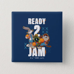 SPACE JAM: A NEW LEGACY™   Ready 2 Jam 15 Cm Square Badge