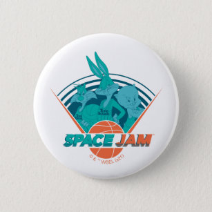 SPACE JAM: A NEW LEGACY™   Retro Futuristic Team 6 Cm Round Badge
