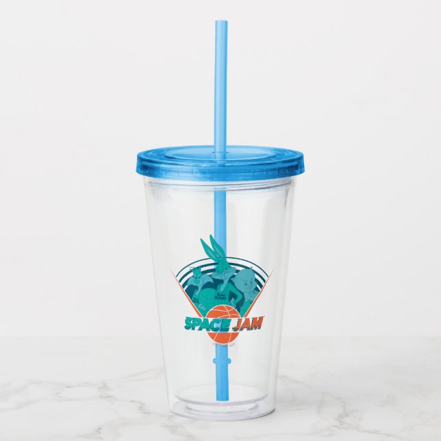 SPACE JAM: A NEW LEGACY™ | Retro Futuristic Team Acrylic Tumbler (Front)