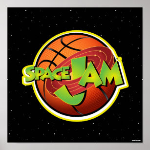 SPACE JAM™ Basketball Logo Poster