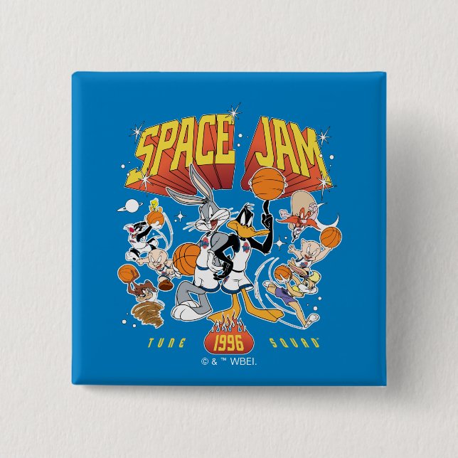 SPACE JAM™ TUNE SQUAD™ 1996 Graphic 15 Cm Square Badge (Front)