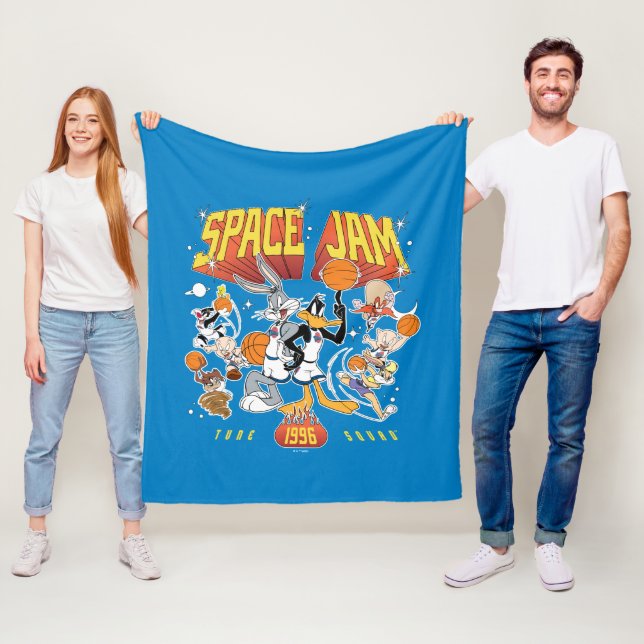 SPACE JAM™ TUNE SQUAD™ 1996 Graphic Fleece Blanket (In Situ)