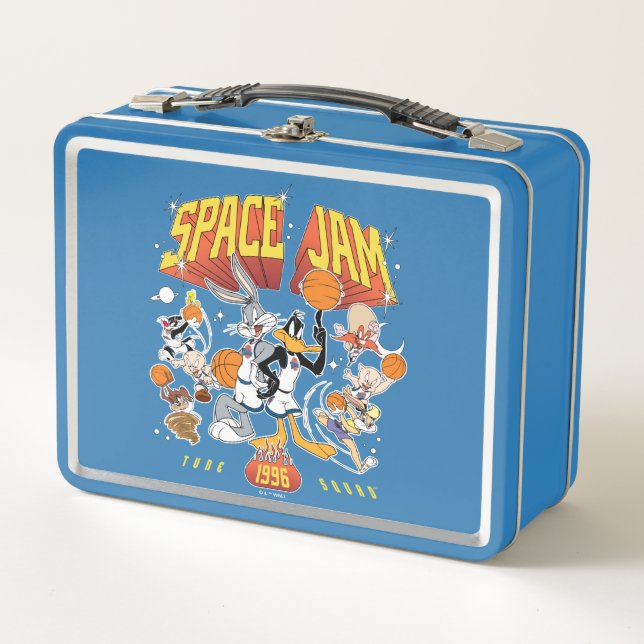 SPACE JAM™ TUNE SQUAD™ 1996 Graphic Metal Lunch Box (Front)