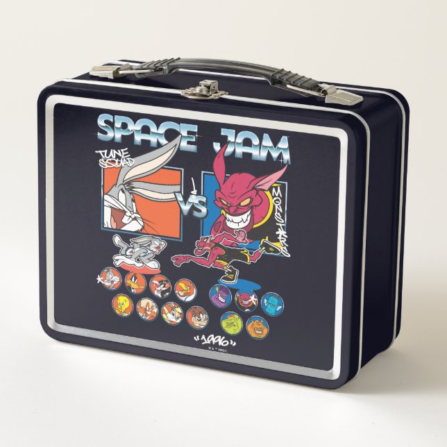SPACE JAM™ TUNE SQUAD™ VS Monstars Roster Graphic Metal Lunch Box (Front)