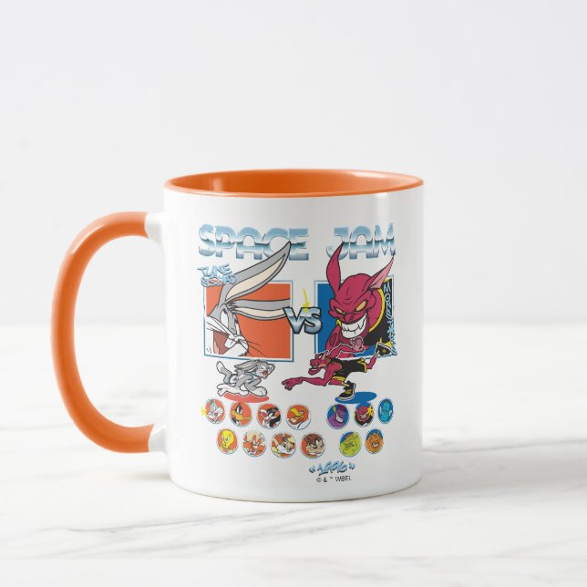 SPACE JAM™ TUNE SQUAD™ VS Monstars Roster Graphic Mug (Left)