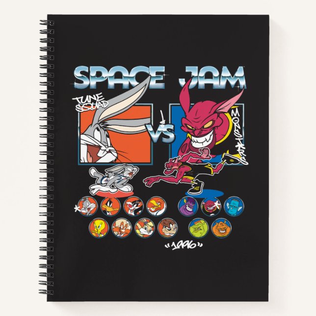 SPACE JAM™ TUNE SQUAD™ VS Monstars Roster Graphic Notebook (Front)