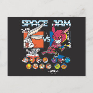 SPACE JAM™ TUNE SQUAD™ VS Monstars Roster Graphic Postcard