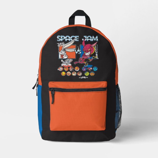 SPACE JAM™ TUNE SQUAD™ VS Monstars Roster Graphic Printed Backpack (Front)