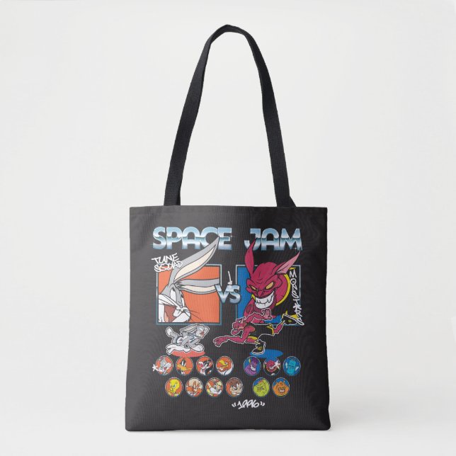 SPACE JAM™ TUNE SQUAD™ VS Monstars Roster Graphic Tote Bag (Front)