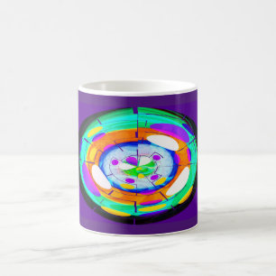 Space journey art coffee mug