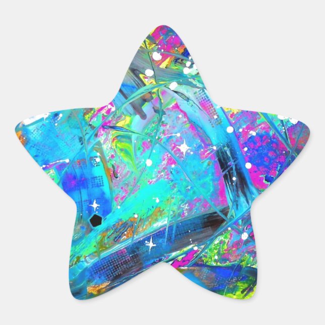 Space Juice Star Sticker (Front)