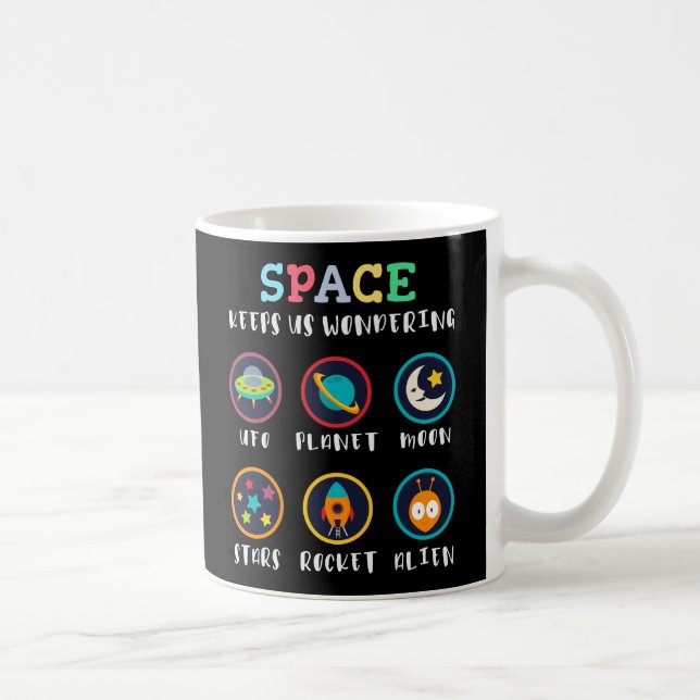 Space keeps us wondering coffee mug (Right)