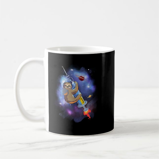 Space ketamine sloth anaesthesia critical care Eme Coffee Mug (Left)