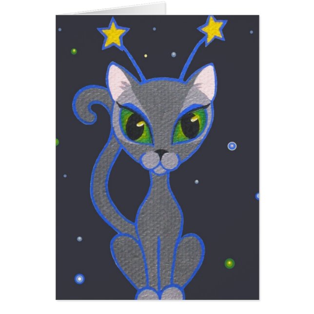 "space kitty black" gift card (Front)