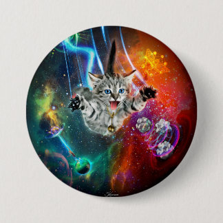 Space kitty button