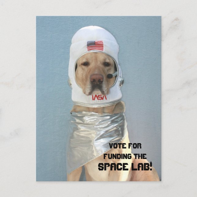 Space Lab Postcard (Front)