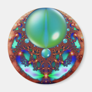 Space Lace Fridge Magnet