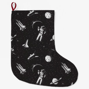 Space Large Christmas Stocking