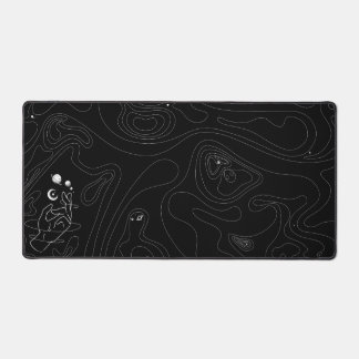 Space line art deskmat