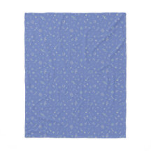 Space Line Art Seamless Pattern Fleece Blanket