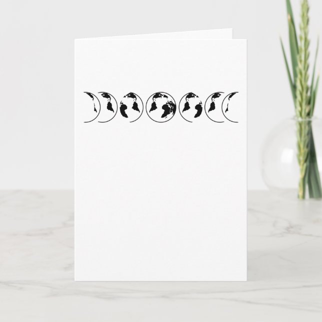 Space Lover Adult Astronomy Hobby Moon Lunar Card (Front)